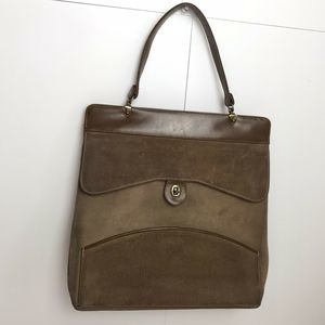 Vintage Ronay Brown Leather Purse Hand Bag. YY